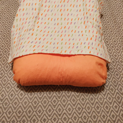 SALE 赤ちゃんが落ち着く夢のベビーベッドbabybed"APO"  cover set  orange stic 9枚目の画像