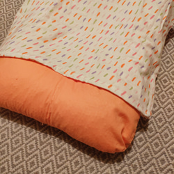 SALE 赤ちゃんが落ち着く夢のベビーベッドbabybed"APO"  cover set  orange stic 8枚目の画像