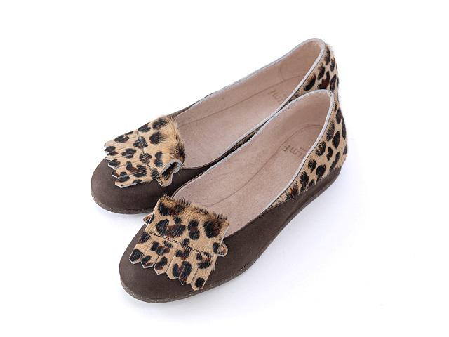 ハンモックパンプス『pleats』　ブラウン 12,672円