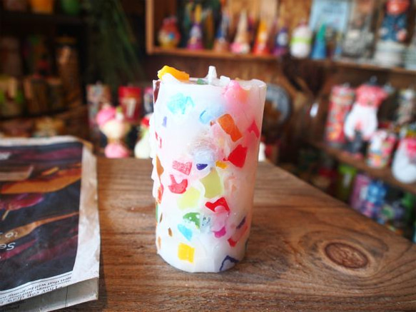 candle　円柱wide6ｃｍ　e201 3枚目の画像