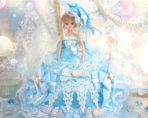 ドールドレス　リボンドレス　5点セット d2b8ccdd69103899484a972fee3c50