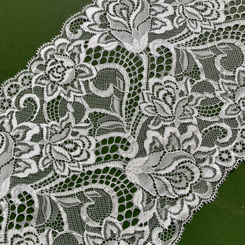 幅17cmの花柄レース【白】NB419 レース nobees 通販 13167871｜Creema
