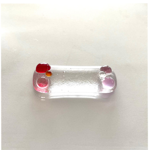 受注品》ベネチアンガラスドット箸置き（5個セット） 箸・箸置き