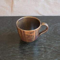 ブロンズ釉マグカップ 2枚目の画像