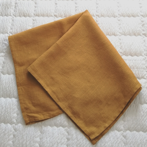 リネンの風呂敷/麻100％/スカーフ/ヘアターバン/リトアニア/マルチ