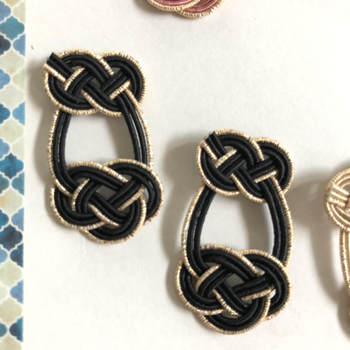 水引パーツ あわじしずく結び8個① その他素材 ＊あーさん＊ 通販