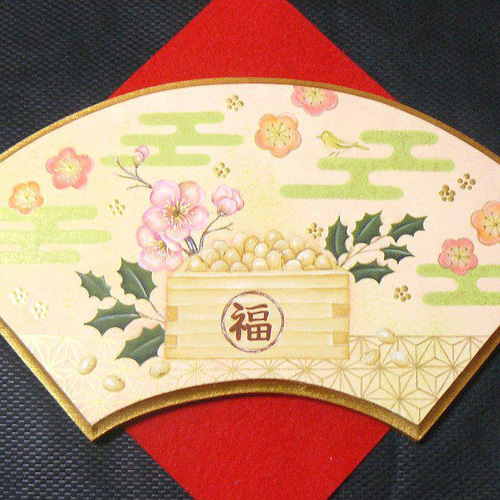 節分扇❤トールペイント（受注製作） その他インテリア雑貨 andante