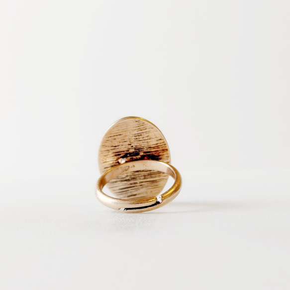 翡翠リング　天然石　天然石リング　アクセサリー　シンプルリング　指輪　リング　ジュエリー　細身リング　フリーサイズ 4枚目の画像