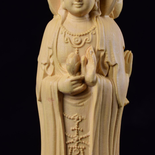 三面仏　台付　如来 観音 菩薩 仏像 彫刻 置物 開運 風水 骨董 アンティーク 9kth198w-8.jpg