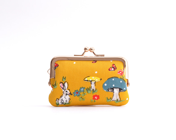 口金包 - Frame purse (S) ”Mushrooms and Rabbits" Mastered [017] 第2張的照片