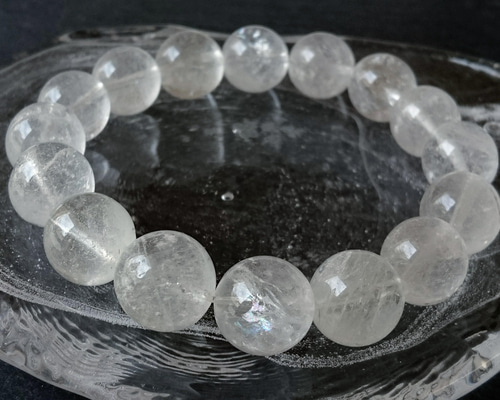 マニカラン水晶✨ブレスレット✨14mm ブレスレット F* 通販