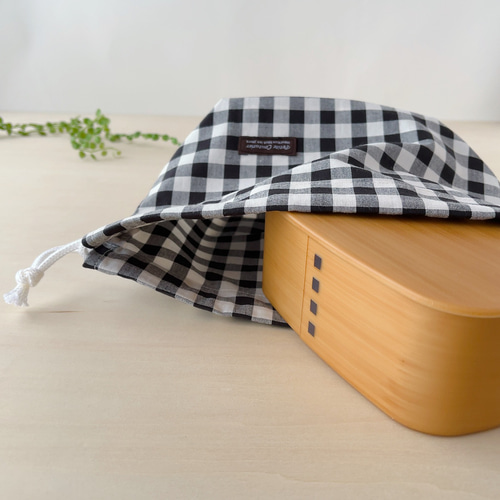 シワになりにくいお弁当袋｛ギンガムチェック｝ その他入園