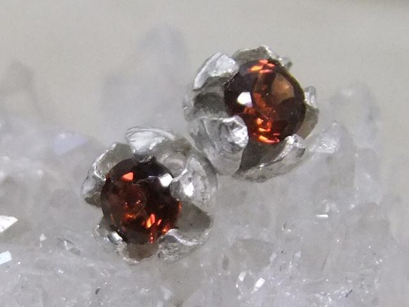 『ピエリスの抱擁』garnet＊925pierce 1枚目の画像