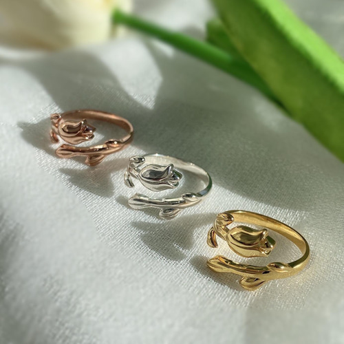 ✿チューリップ✿シルバー925リングR2481 指輪・リング Ringo 通販