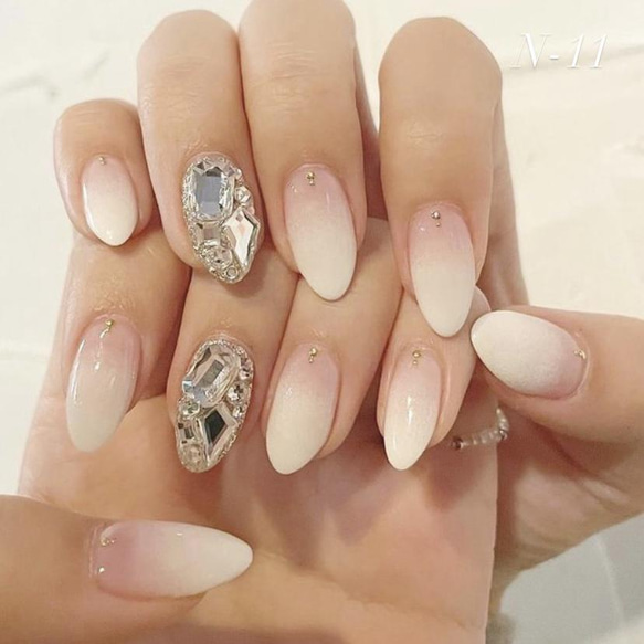 ネイルチップ・付け爪 hina_nail.11 Amazon | 女装 ネイルチップ ロング ピンク サイズ変更可能 付け