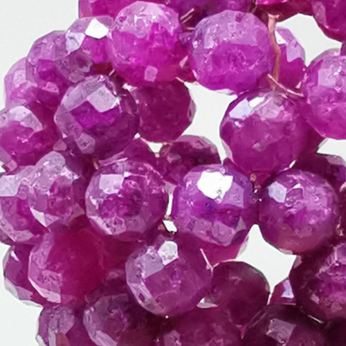 フラーレン 3.3mm 天然ルビー 神聖幾何学の立体 C60 バックミンスター