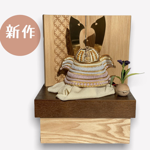 五月人形】【コンパクト】【端午の節句】【平台飾り】菖蒲(あやめ)4号