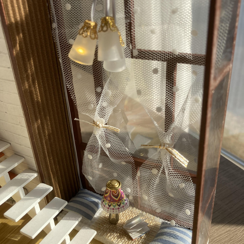 ミニチュア ドールハウス 完成品【ライト＆ケース付】 その他
