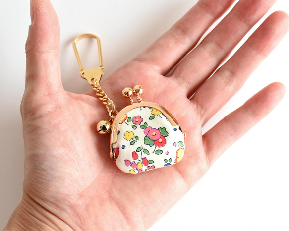 Tiny kiss lock purse keychain Liberty "Ella and Libby" [027] 第3張的照片