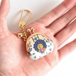 Tiny kiss lock purse keychain Liberty "Ella and Libby" [028] 第3張的照片