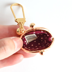 Tiny kiss lock purse keychain Liberty "Ella and Libby" [028] 第4張的照片