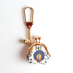 Tiny kiss lock purse keychain Liberty "Ella and Libby" [028] 第1張的照片