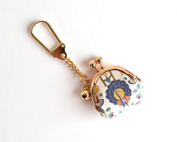 Tiny kiss lock purse keychain Liberty "Ella and Libby" [028] 第5張的照片