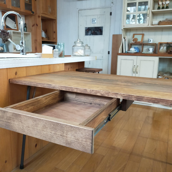 ＜鉄脚テーブルオプション＞　引き出し 6枚目の画像