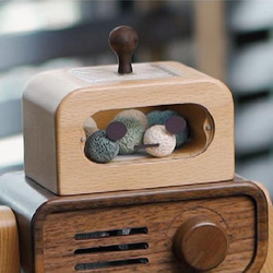 アロマディフューザー 「THE ROBOT」 木製 充電式コードレス アロマポット TOSMU 6枚目の画像