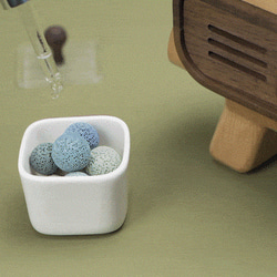 アロマディフューザー 「THE ROBOT」 木製 充電式コードレス アロマポット TOSMU 8枚目の画像