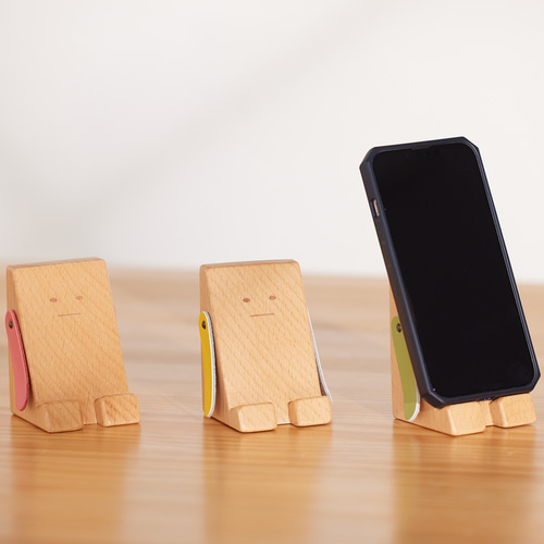 ボーちゃんスマホ立て 木製 ウッド スマホスタンド TOSMU スマホ