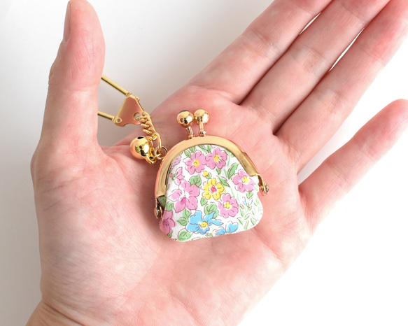 Tiny kiss lock purse keychain Liberty "Joanna Louise" [030] 第3張的照片