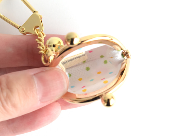 Tiny kiss lock purse keychain Liberty "Joanna Louise" [030] 第5張的照片