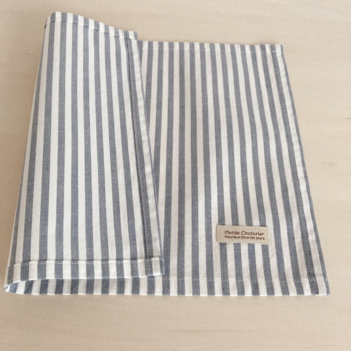 シワになりにくいランチョンマット｛ナチュラルストライプ｝ その他