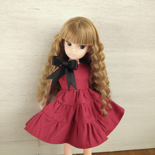 547.ティアードワンピース※リカちゃんアウトフィット※復刻版初代リカちゃん 547.ティアードワンピース※リカちゃんアウトフィット※復刻版初代リカちゃん