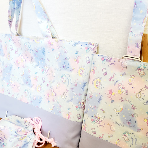 ゆ様オーダー品】入園入学 5点セット＊ドリームユニコーンブルー