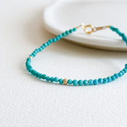 サルデーニャ産天然赤珊瑚のシンプルブレスレット 14kgf ブレスレット