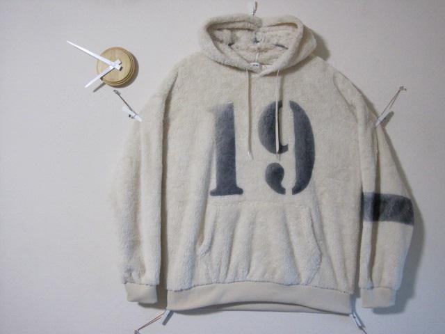 1点　染み込み風　ボアバーカー【19】ネイビー　　北欧/厚手/起毛/暖/モフモフ/極厚/プレゼント/あったかい