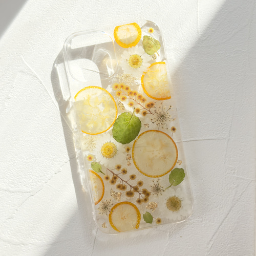 押し花 押し花ケース 押し花iPhoneケース 押し花スマホケース
