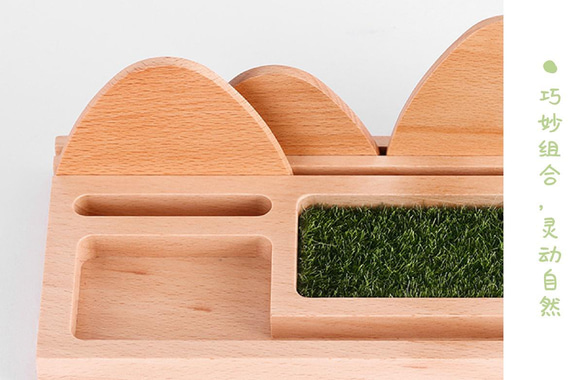 田舎の風景 小物入れトレー 木製 キートレイ ウッド TOSMU 7枚目の画像