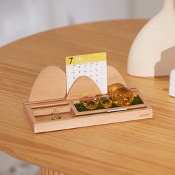 田舎の風景 小物入れトレー 木製 キートレイ ウッド TOSMU 2枚目の画像