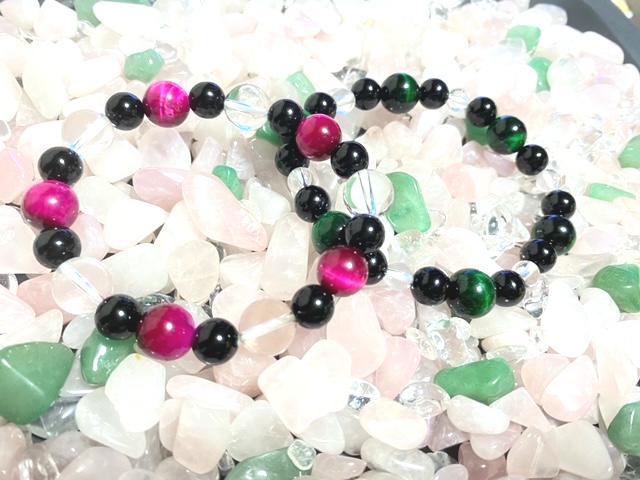 タイガーアイ＊ペアブレスレットNo.53＊