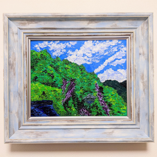 原画「果樹園3」F6・油彩