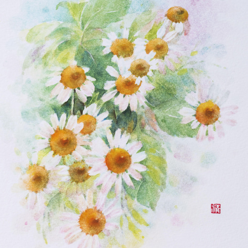 希望のちから」水彩原画 一点物 額縁付き 特典付き 絵画 jacc_net 通販