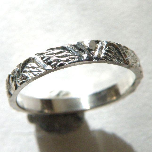 白鳥のシルバーリング