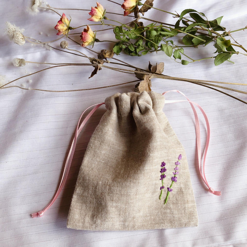 ちっちゃな巾着サシェ/詰替タイプ【フラワーブーケ】