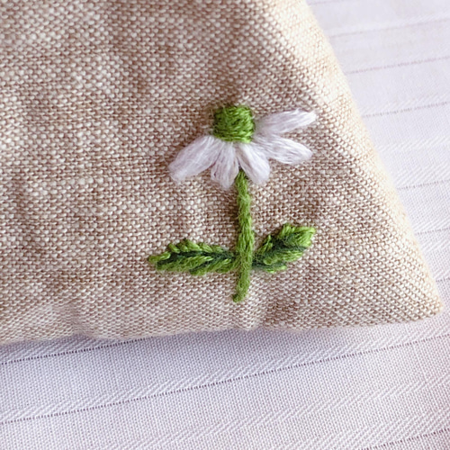 リネンの巾着＆テトラ ハーブのサシェ 2種類 詰替可 リラックス＆防虫