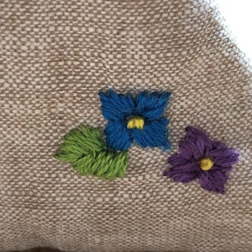 リネンの巾着＆テトラ ハーブのサシェ 2種類 詰替可 リラックス＆防虫