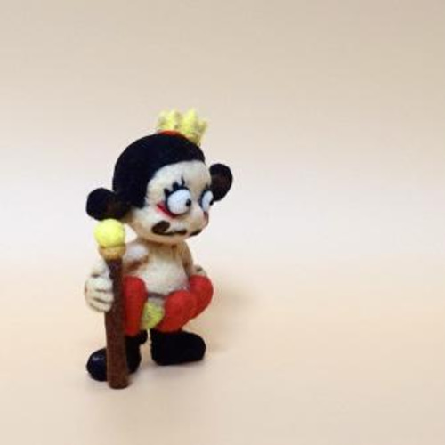 羊毛フェルト 童話シリーズ 裸の王様 羊毛フェルト Howakero（ほ