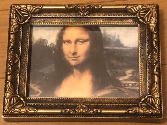 ダ・ヴィンチ モナリザ 4号 立体複製名画 額付き 壁掛け 有名